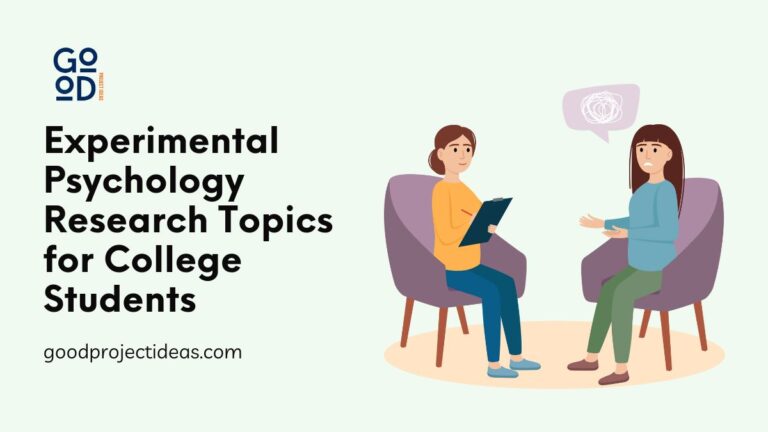 experimental research in psychology topics