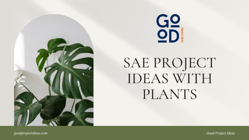 SAE Project Ideas With Plants