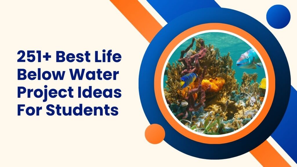 Life Below Water Project Ideas